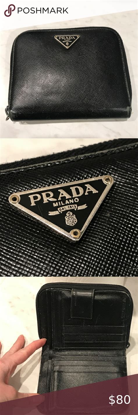 does prada wallet have cardboard inside|vintage prada wallet.